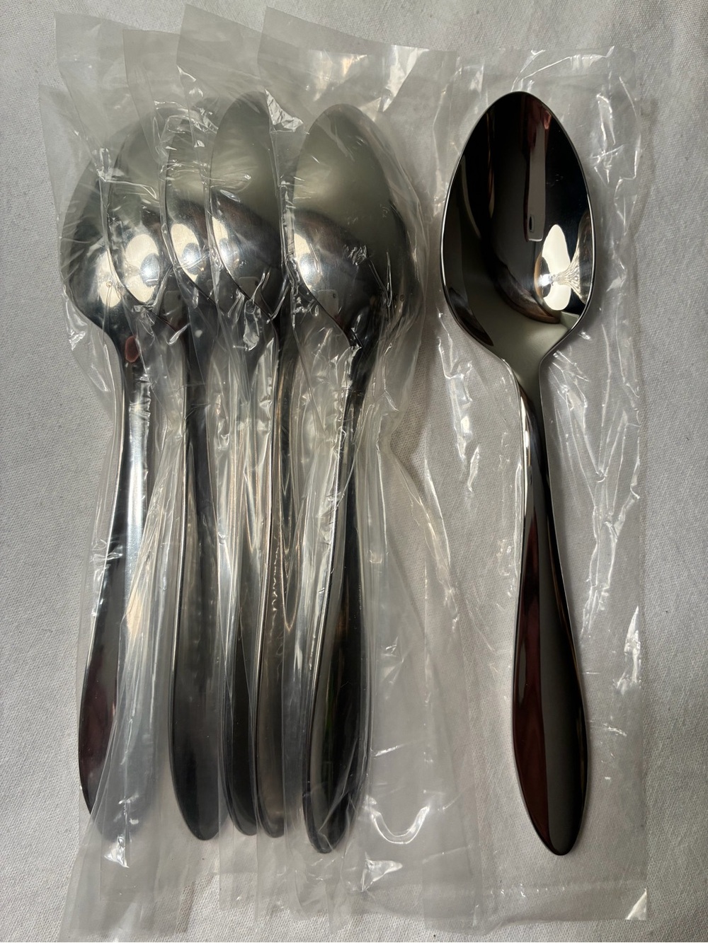 6 NEW Lenox Ellison Stainless Tablespoons